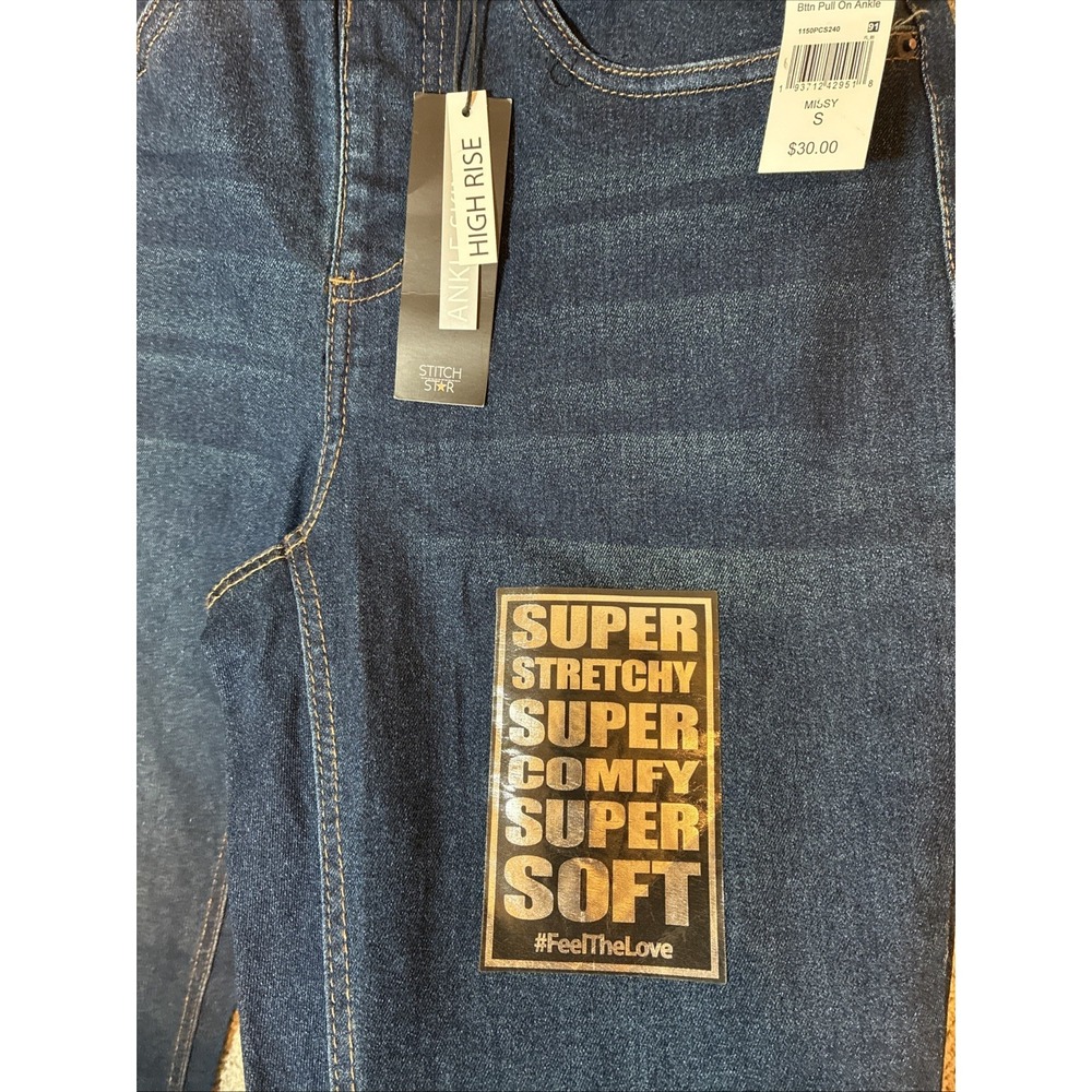 Stitch Star Women's Jean Size Small High Rise Ankle Skinny - Picture 2 of 5